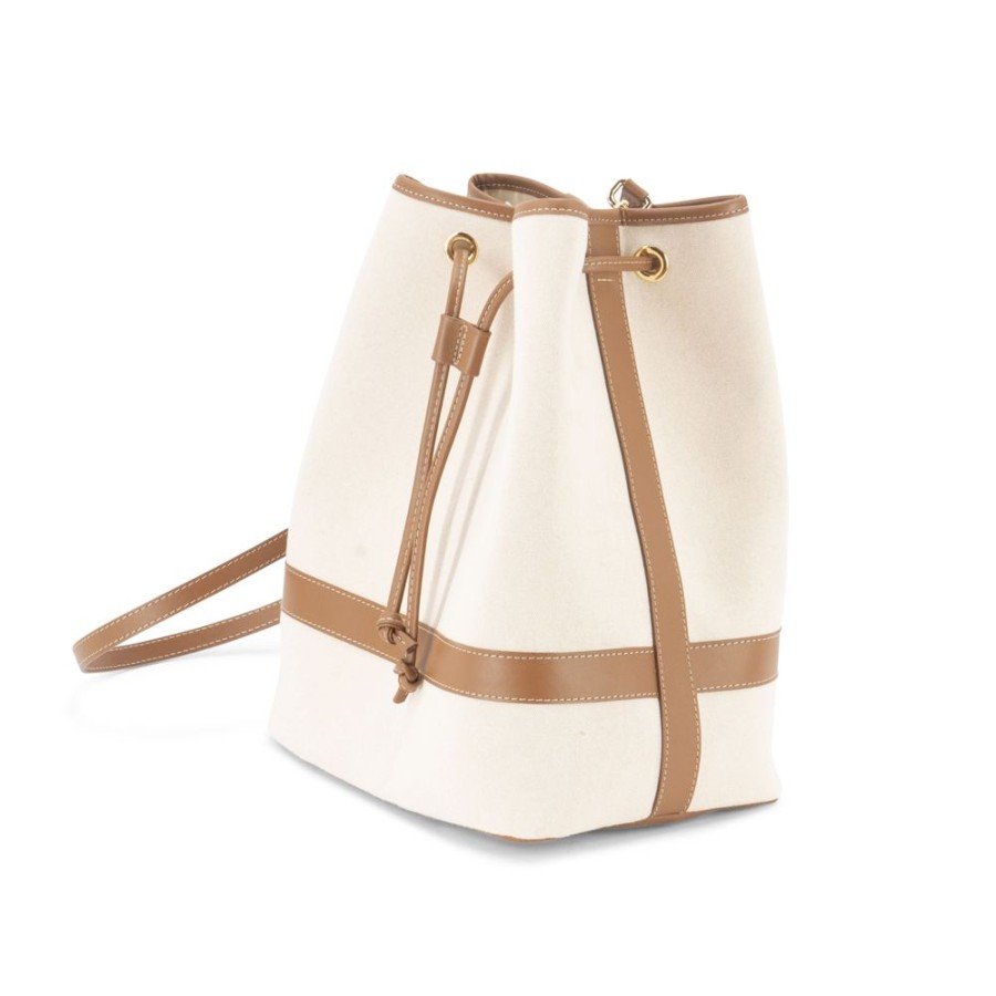 Prodotti My Style Bags | Secchiello Large Canvas Cream