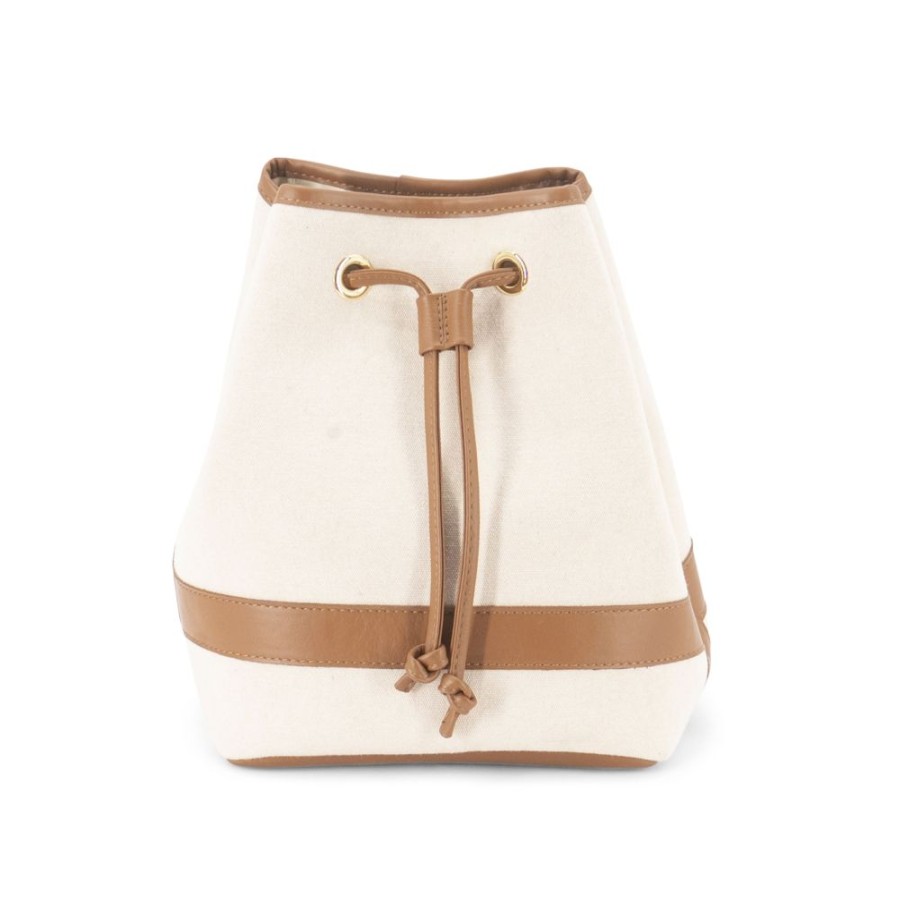 Prodotti My Style Bags | Secchiello Small Canvas Cream