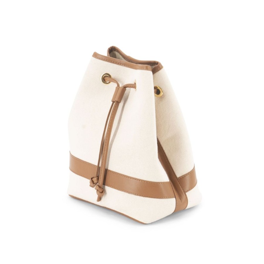 Prodotti My Style Bags | Secchiello Small Canvas Cream