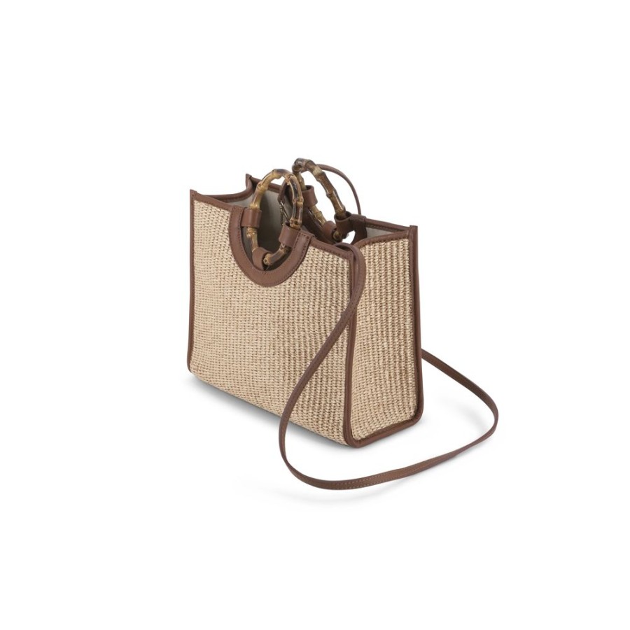 Prodotti My Style Bags | Bamboo Bag Paglia Small Grezzo