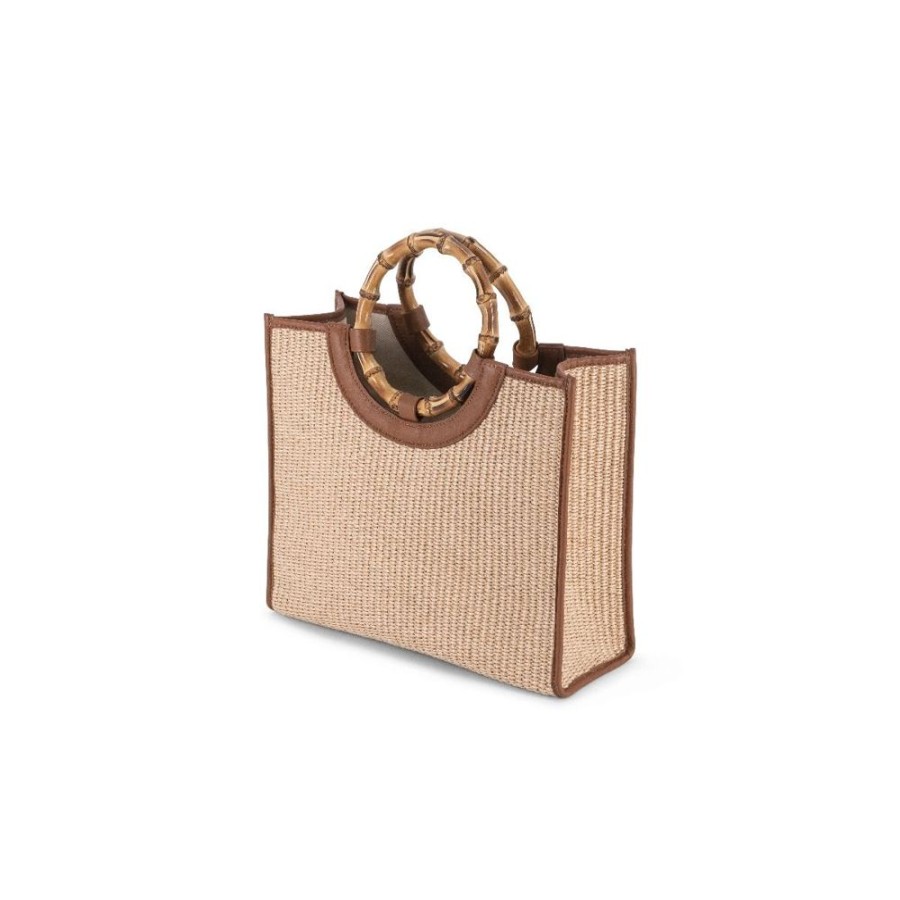 Prodotti My Style Bags | Bamboo Bag Medium Paglia Grezzo